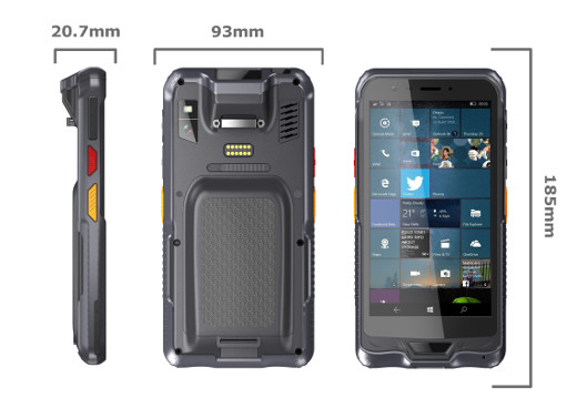 Emdoor I62H1d 2d skaner kolektor danych wymiary